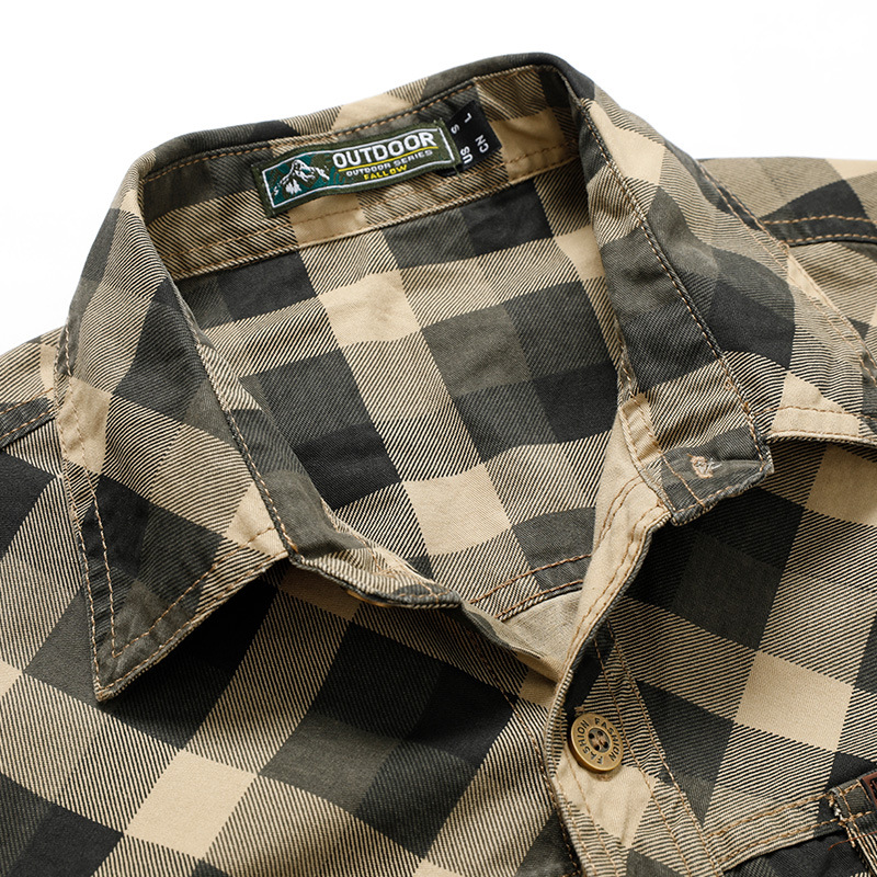 Erkek Retro İş Kıyafeti Ekose  - Flannel Shirt Lined incelemesi ve fiyatı